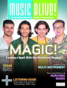 Music Alive! October 2014 cover